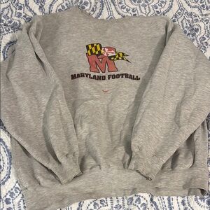 VINTAGE NIKE University of Maryland Football Sweatshirt